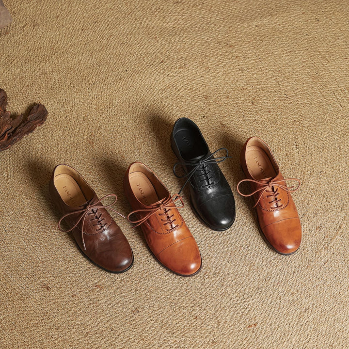 Delyra Genuine Leather Shoes  Liora Lane Boutique