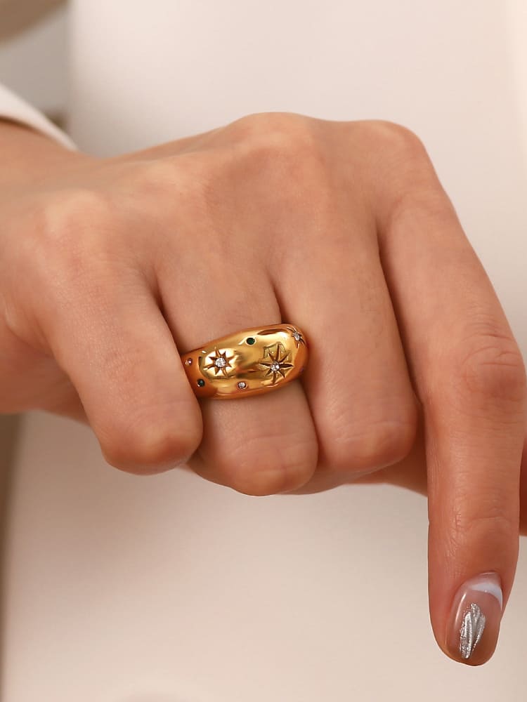 Starry Night Dome Ring Jasmine's Boutique Australia