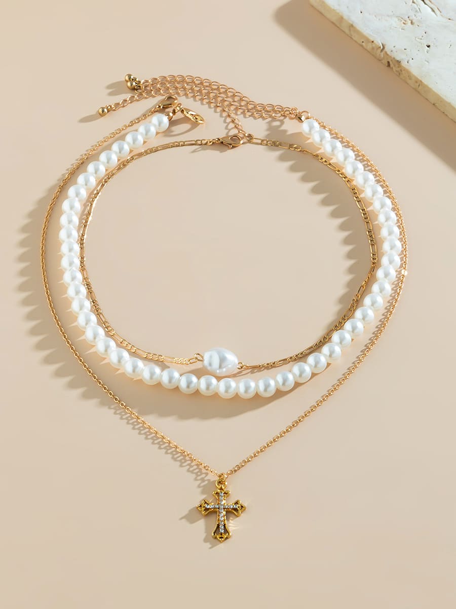Multi-Layer Pearl Necklace Jasmine's Boutique Australia