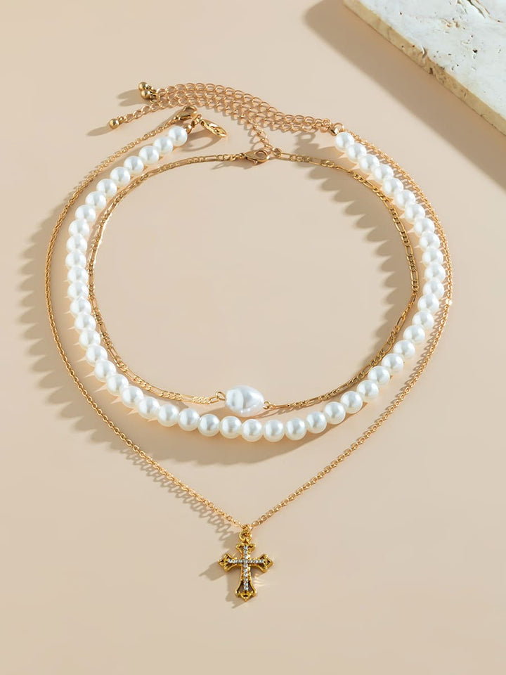 Multi-Layer Pearl Necklace Jasmine's Boutique Australia