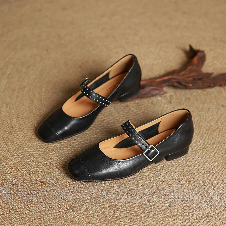 Elry Genuine Leather Shoes  Liora Lane Boutique