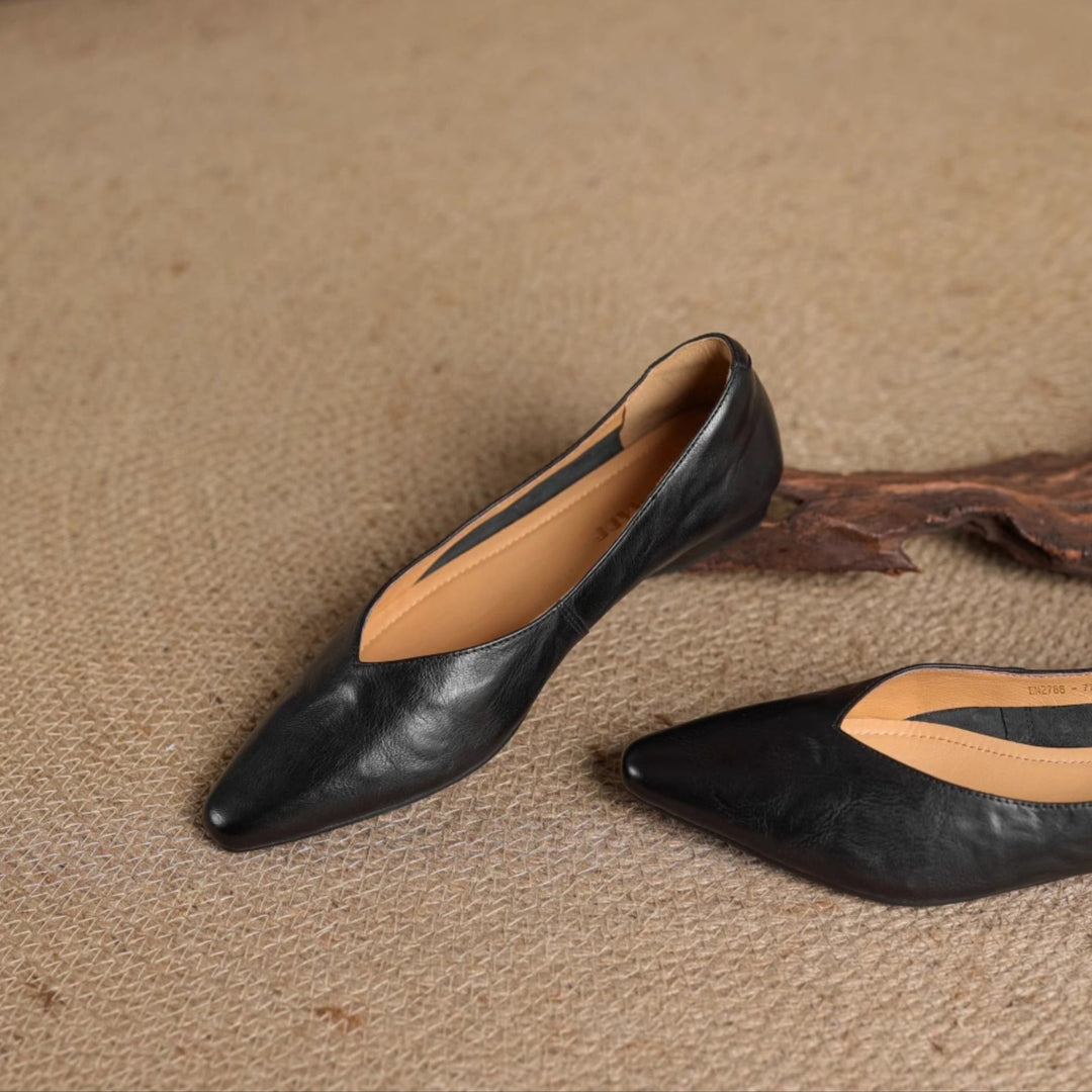 Valmir Genuine Leather Mules  Liora Lane Boutique