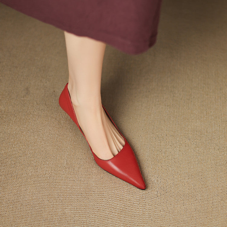 Vienna Genuine Leather Heels  Liora Lane Boutique