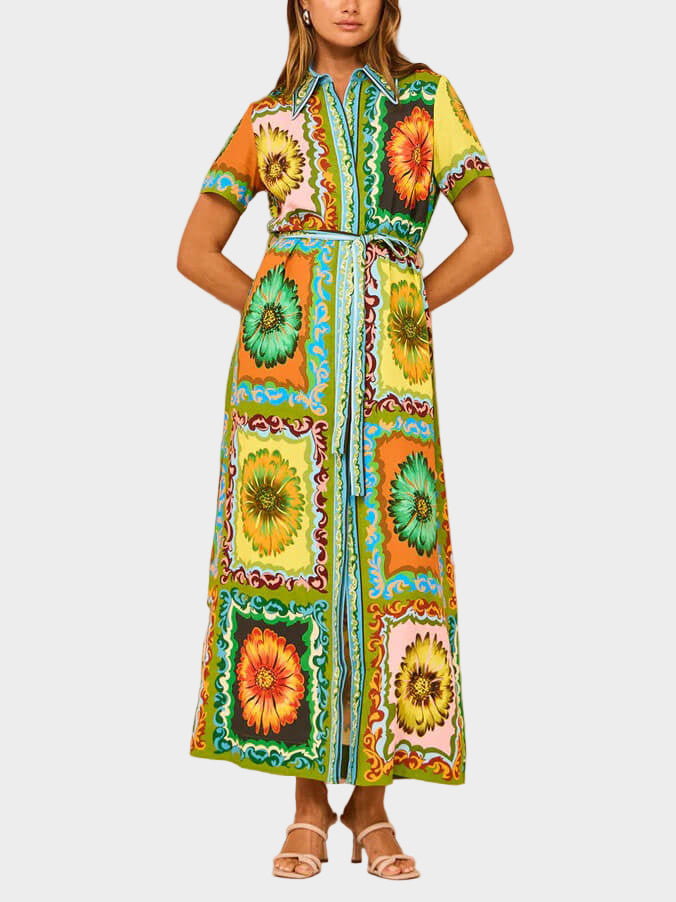 Special Maxi Dress Sunflower Print Jasmine's Boutique Australia