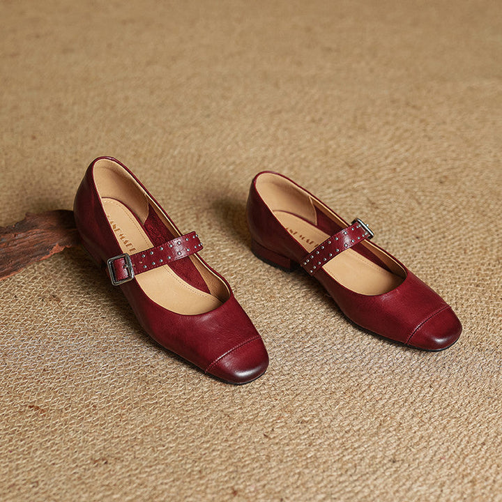 Elry Genuine Leather Shoes  Liora Lane Boutique