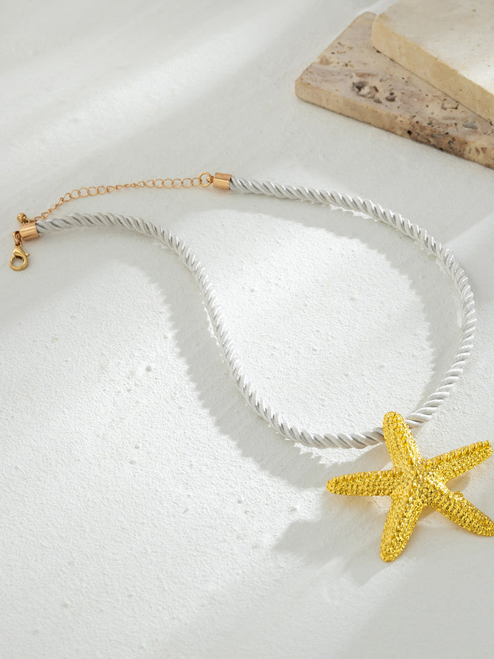 Santorini Starfish Necklace ~ Gold Jasmine's Boutique Australia