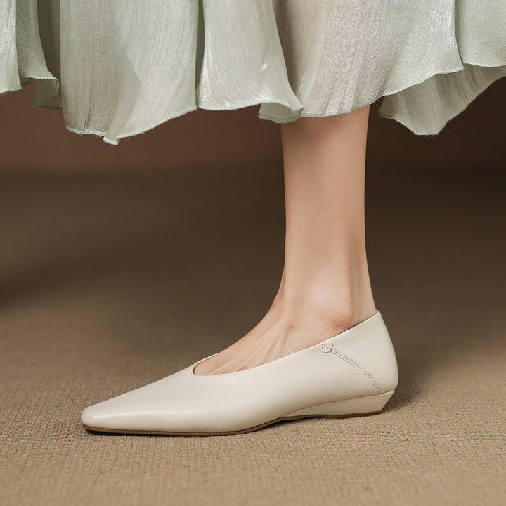 Emor Genuine Leather Flats  Liora Lane Boutique