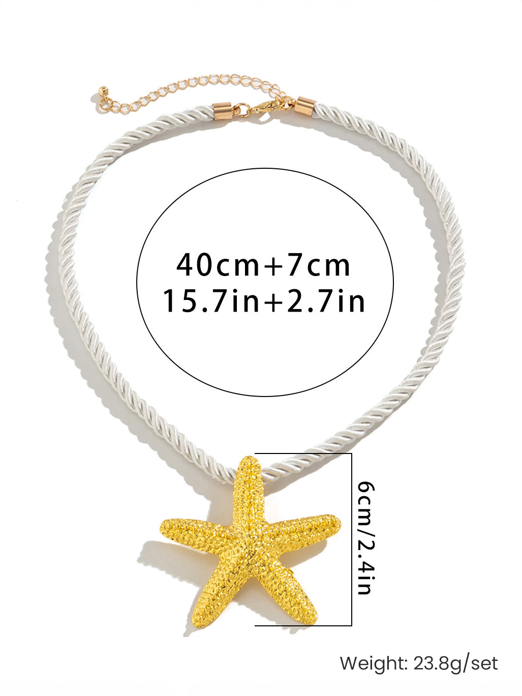 Santorini Starfish Necklace ~ Gold Jasmine's Boutique Australia