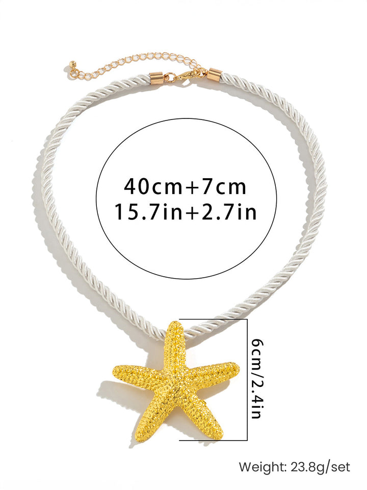 Santorini Starfish Necklace ~ Gold Jasmine's Boutique Australia