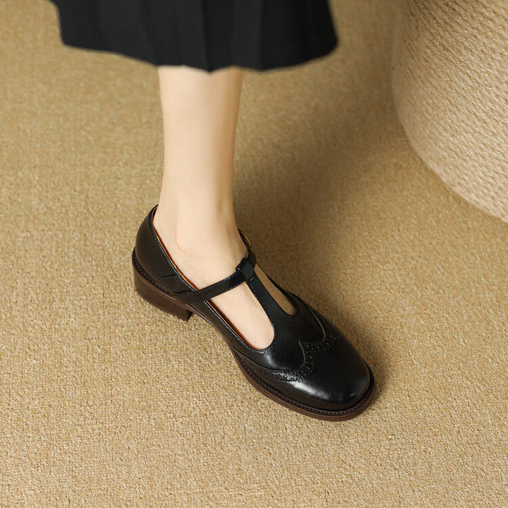 Myra Genuine Leather Shoes  Liora Lane Boutique