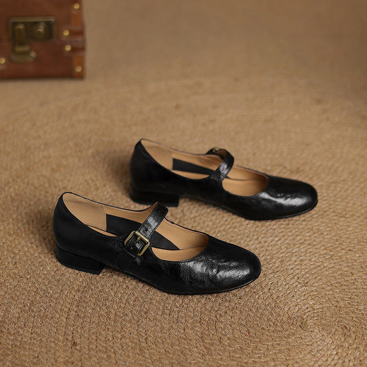 Elva Genuine Leather Shoes  Liora Lane Boutique