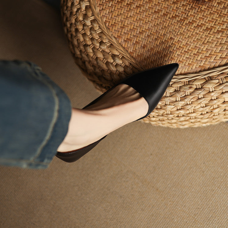 Vienna Genuine Leather Heels  Liora Lane Boutique