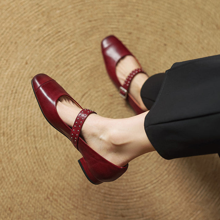 Elry Genuine Leather Shoes  Liora Lane Boutique