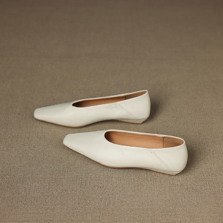 Emor Genuine Leather Flats  Liora Lane Boutique