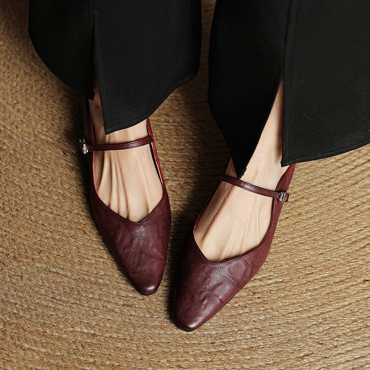 Orella Genuine Leather Mules  Liora Lane Boutique