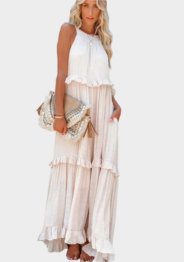Retro Midi Dress with Comfortable Sleeves Jasmine's Boutique Australia