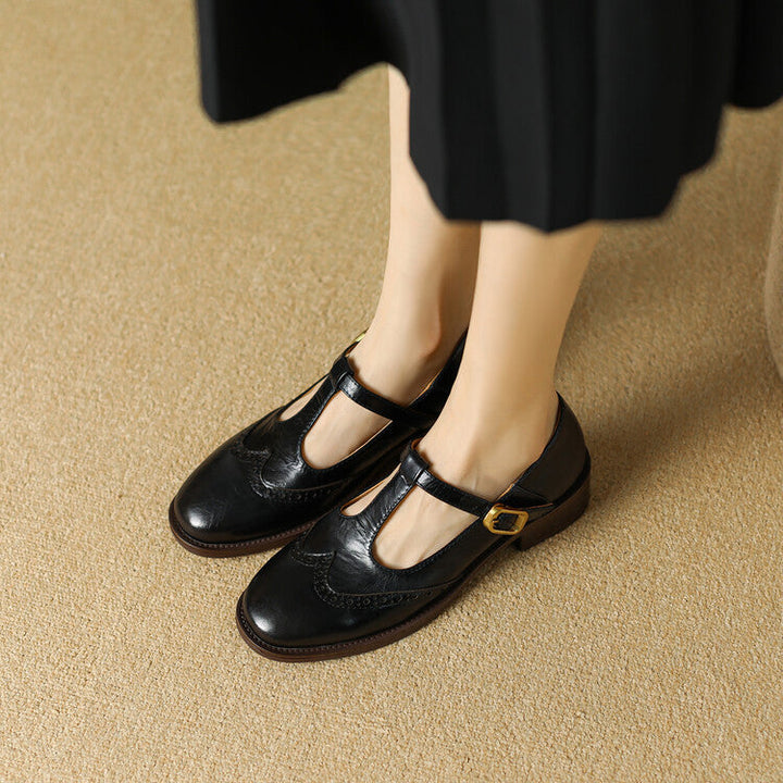 Myra Genuine Leather Shoes  Liora Lane Boutique