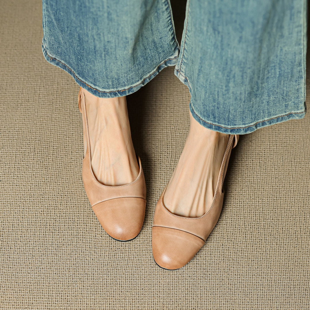 Lureth Genuine Leather Pumps  Liora Lane Boutique