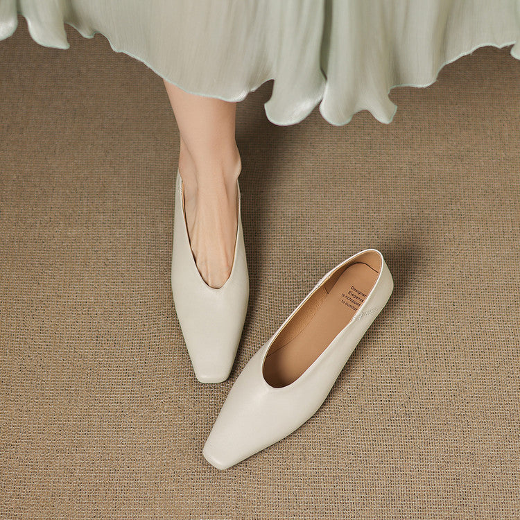 Emor Genuine Leather Flats  Liora Lane Boutique