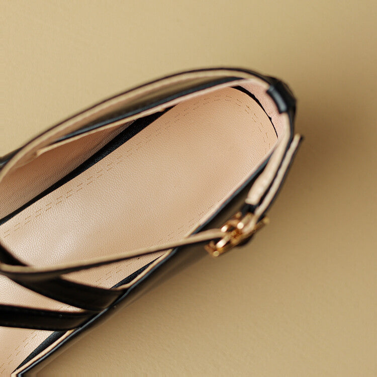 Elva Leather Heels  Liora Lane Boutique