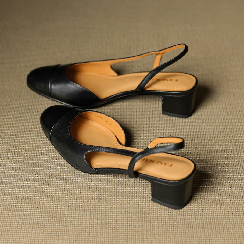 Lureth Genuine Leather Pumps  Liora Lane Boutique