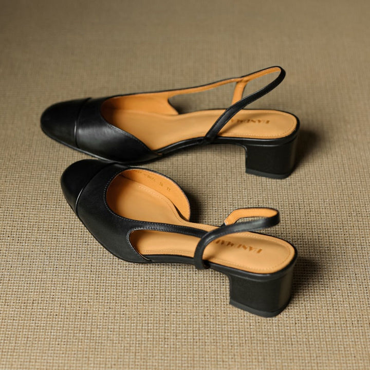 Lureth Genuine Leather Pumps  Liora Lane Boutique