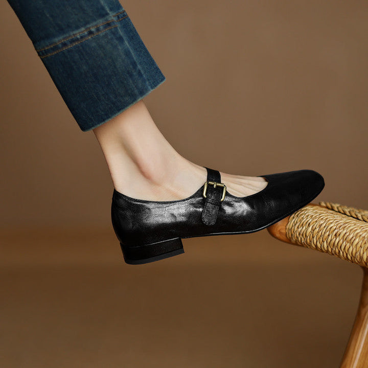 Elva Genuine Leather Shoes  Liora Lane Boutique