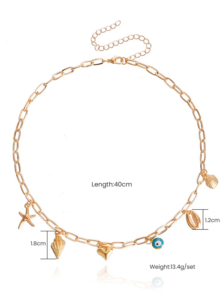 Necklace with Seastar Shell Jasmine's Boutique Australia