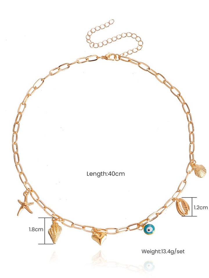 Necklace with Seastar Shell Jasmine's Boutique Australia