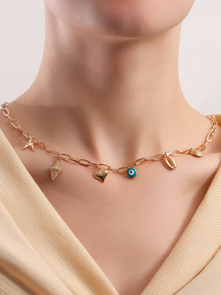 Necklace with Seastar Shell Jasmine's Boutique Australia