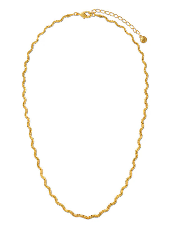 Wave Chain Necklace Jasmine's Boutique Australia
