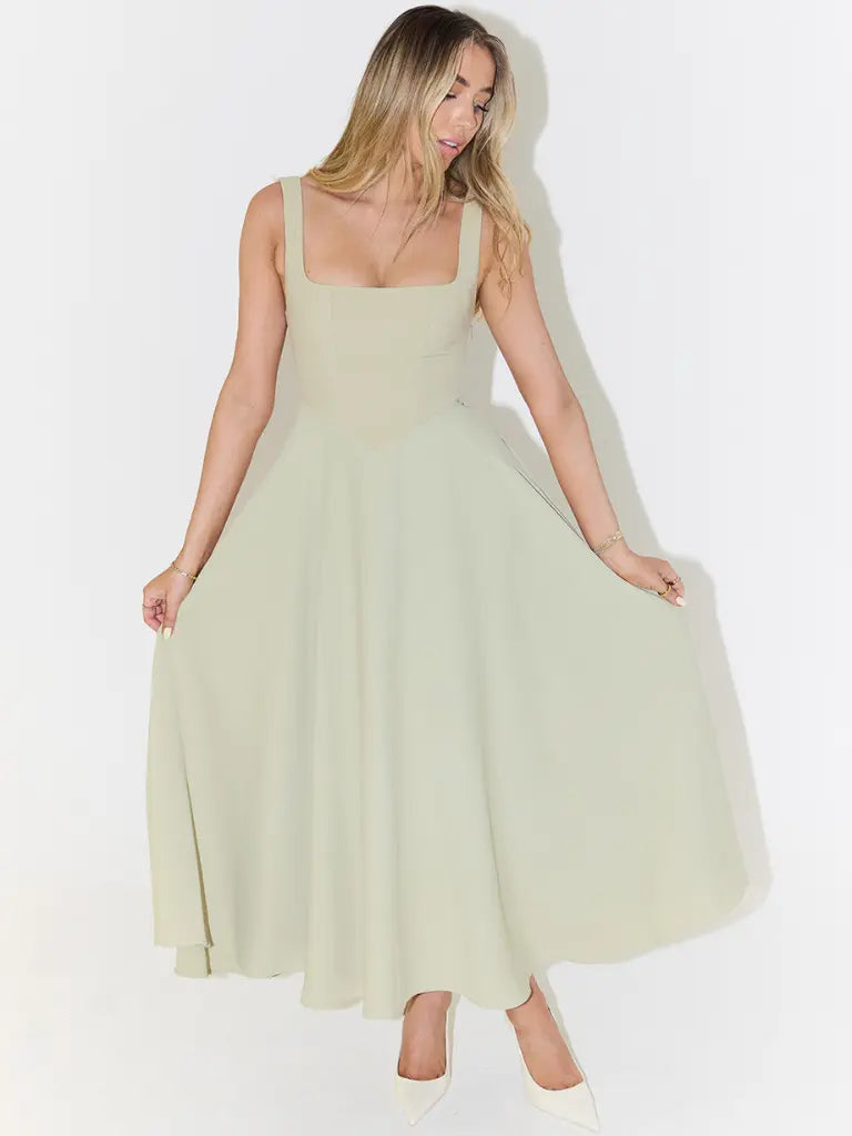 Elegant Midi Dress with Romantic Line Jasmine's Boutique Australia