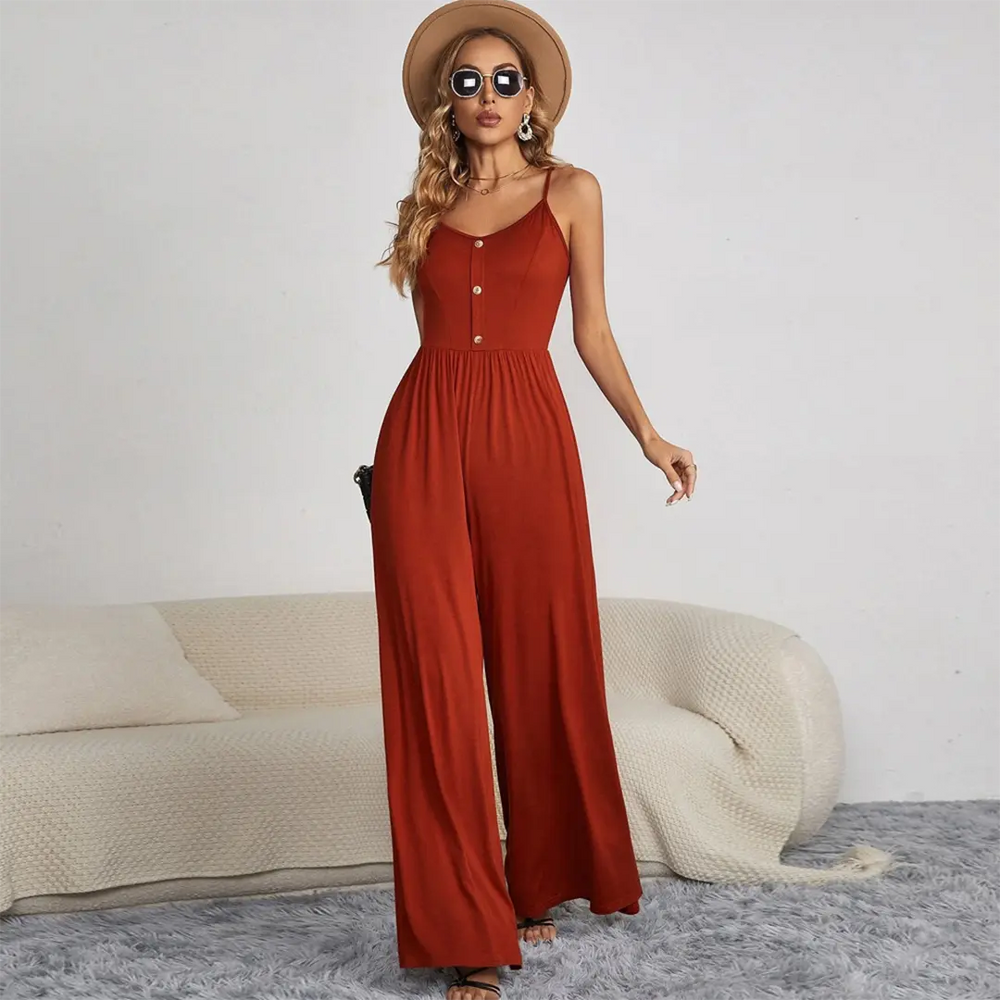 ChicEase Wide-Leg Jumpsuit Jasmine's Boutique Australia
