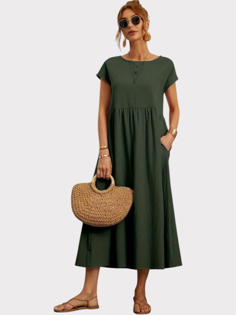 Crimson Breeze Midi Dress Jasmine's Boutique Australia