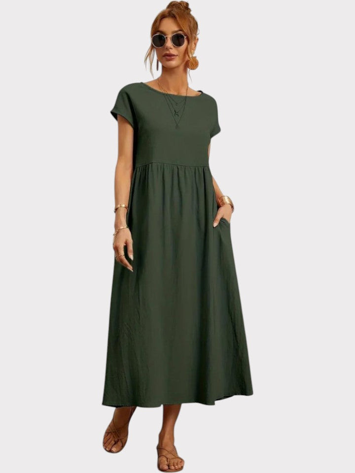Crimson Breeze Midi Dress Jasmine's Boutique Australia