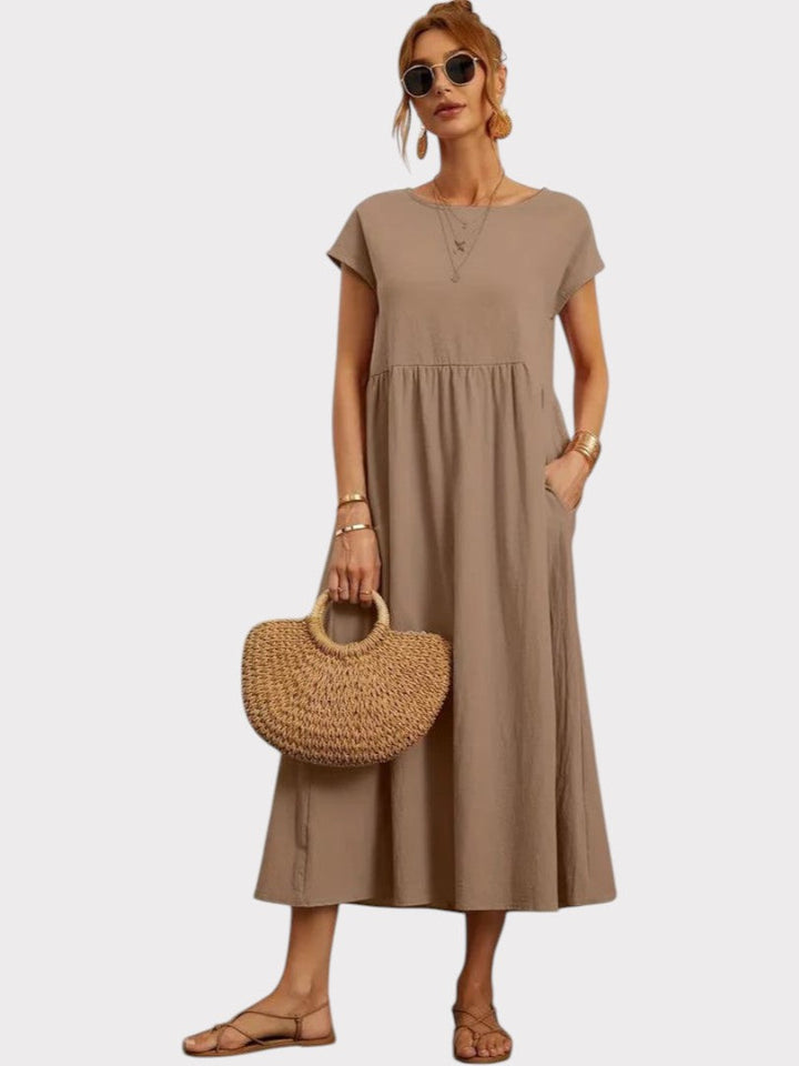 Crimson Breeze Midi Dress Jasmine's Boutique Australia