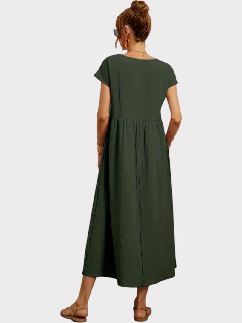 Crimson Breeze Midi Dress Jasmine's Boutique Australia