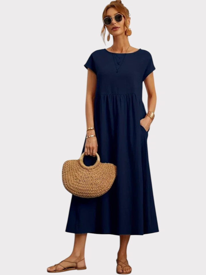 Crimson Breeze Midi Dress Jasmine's Boutique Australia