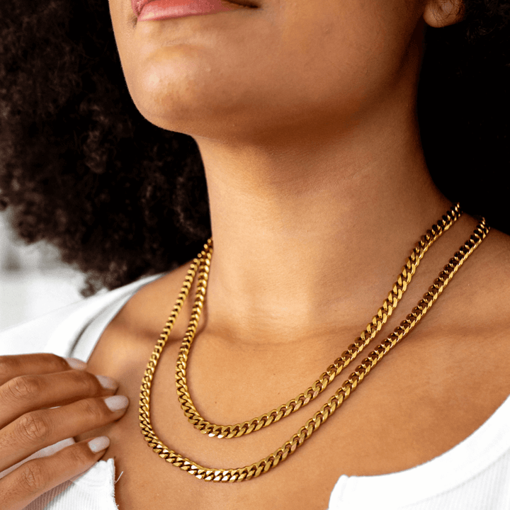 Gold Chain in Cuban Style Jasmine's Boutique Australia