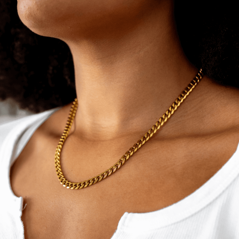 Gold Chain in Cuban Style Jasmine's Boutique Australia