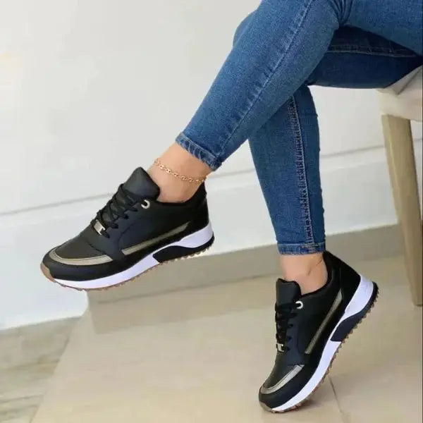 White Luxe Comfort Sneakers  html Copy Edit Jasmine's Boutique Australia