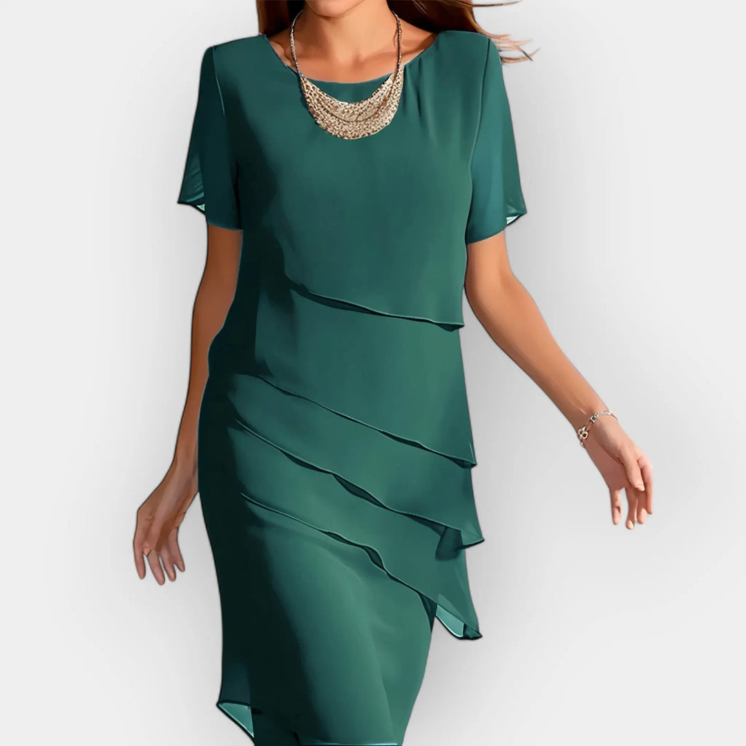 Elegant Chiffon Dress Jasmine's Boutique Australia