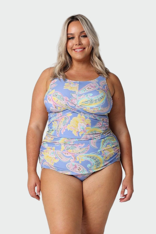 Lavender Paisley Tankini Set Jasmine's Boutique Australia