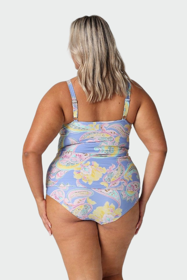 Lavender Paisley Tankini Set Jasmine's Boutique Australia