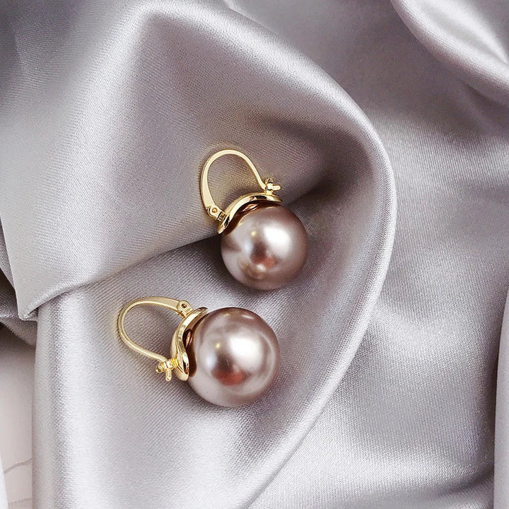 Thick Pearl Earrings in Gold Jasmine's Boutique Australia