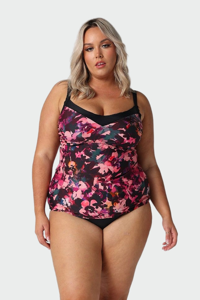 Midnight Bloom Tankini Top Jasmine's Boutique Australia