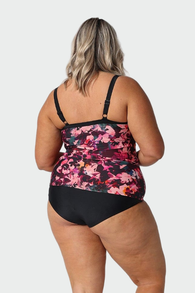 Midnight Bloom Tankini Top Jasmine's Boutique Australia