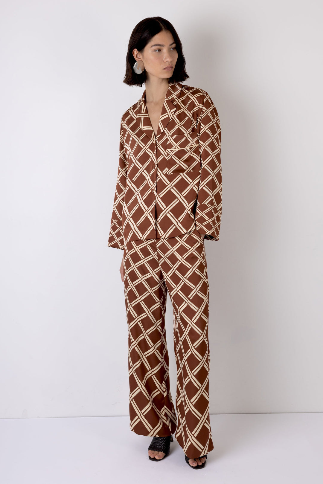 Wynn Trellis Print Trousers  Liora Lane Boutique Trousers