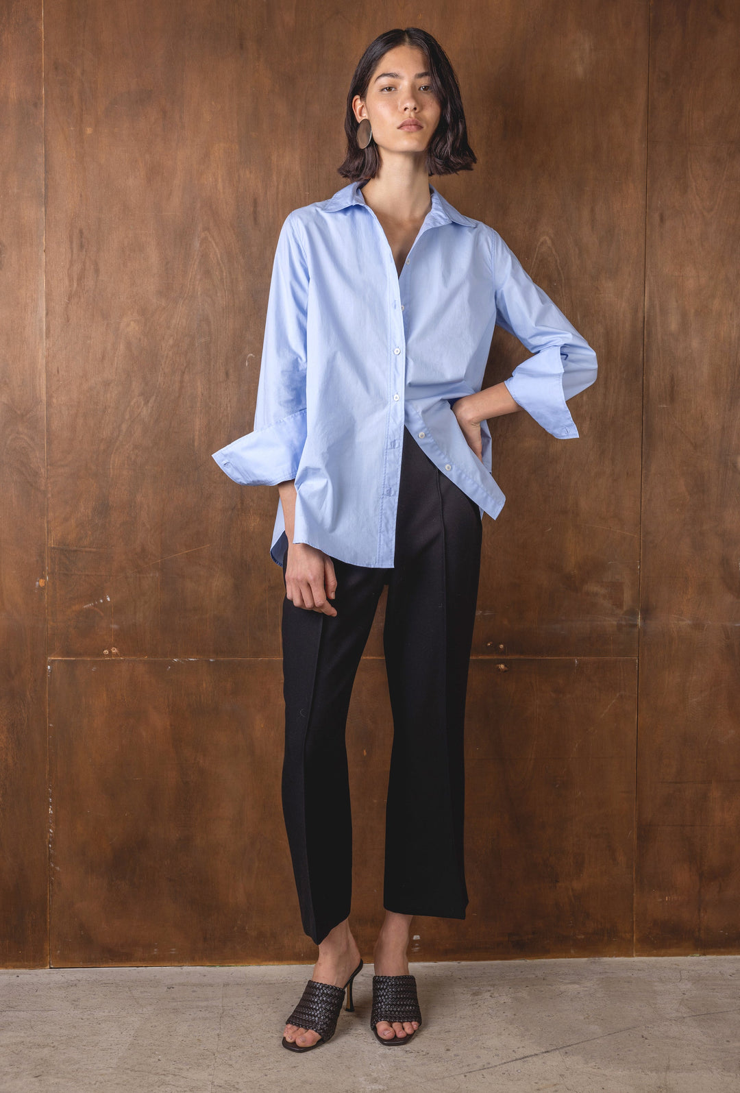 Sadie Cropped Kick Flare  Liora Lane Boutique Trousers
