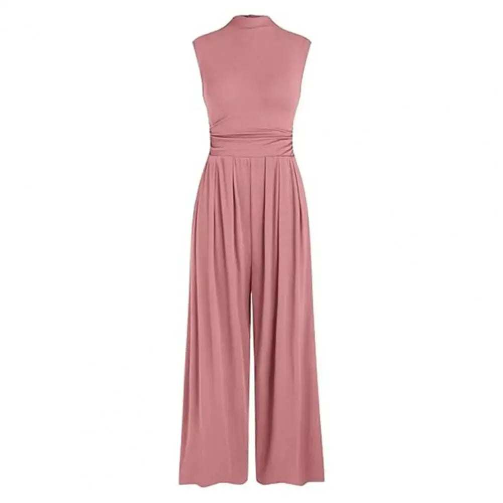 Sleeveless High-Neck Wide-Leg Jumpsuit Jasmine's Boutique Australia
